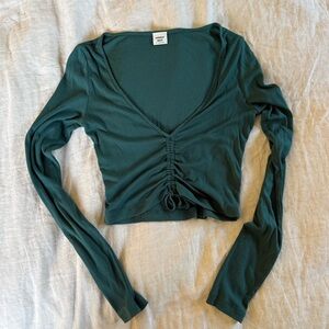 Sunday best long sleeve crop top
